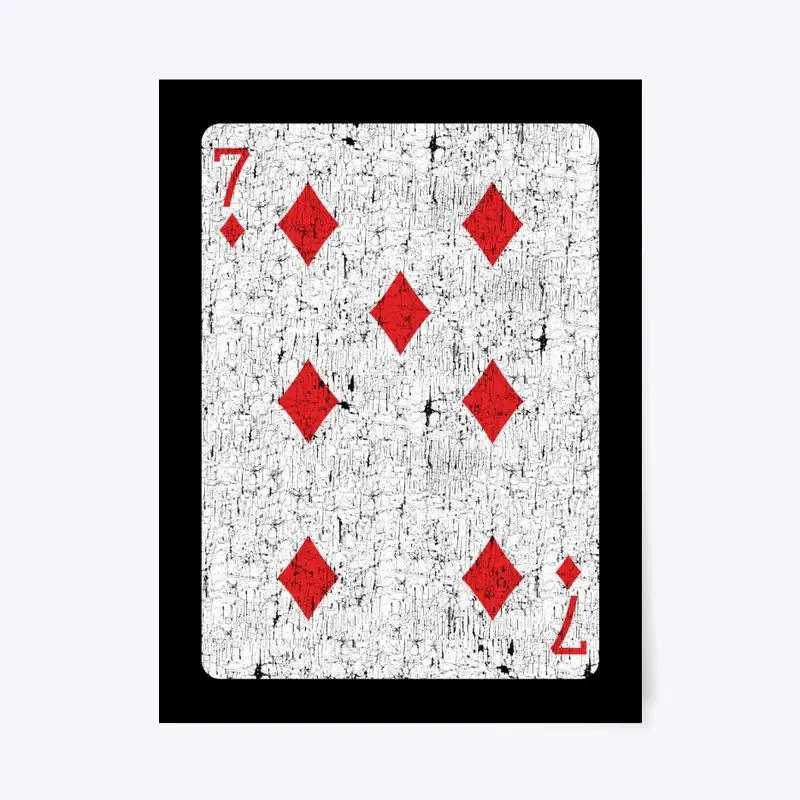 seven of diamonds playing card