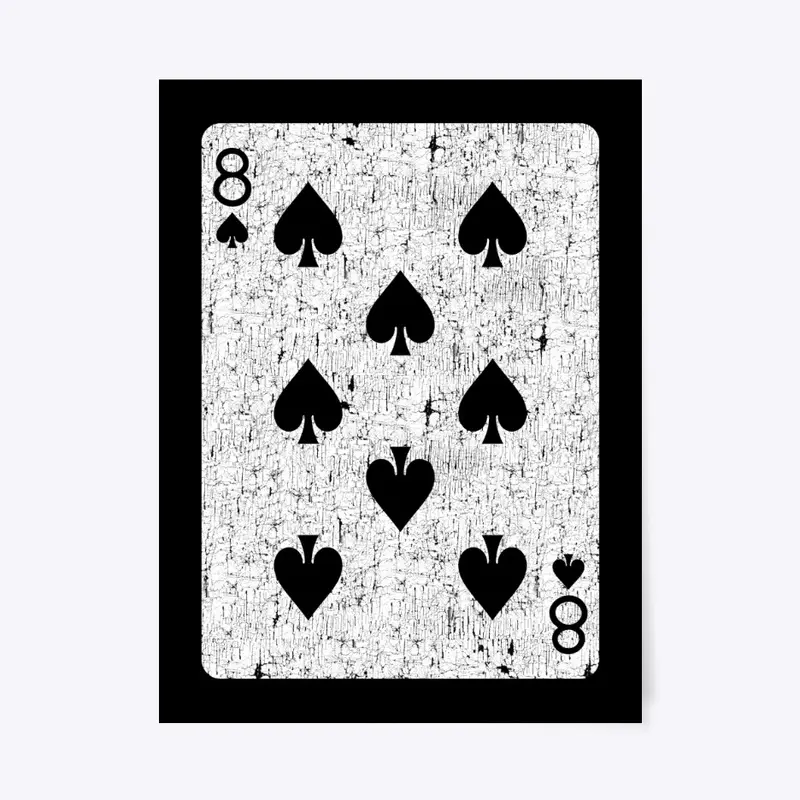 eight of spades playing card