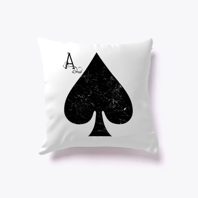 Ace of Spades Pillow