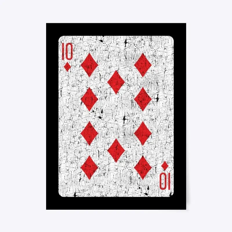 ten of diamonds playing card