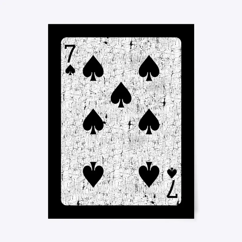 seven of spades playing card