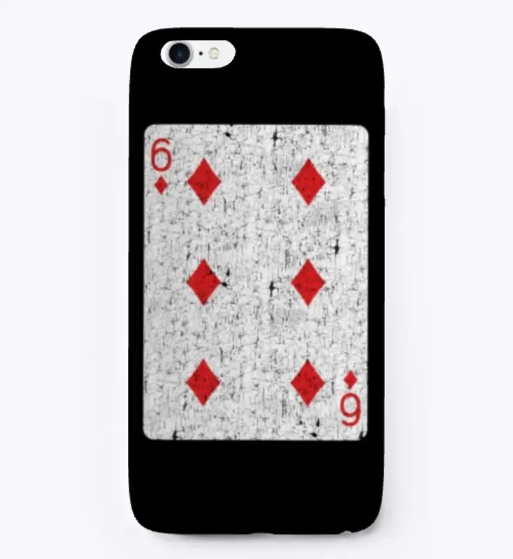 six of diamonds playing card