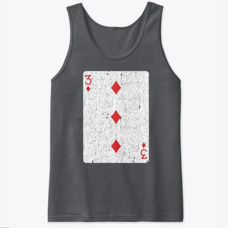 three of diamonds playing card