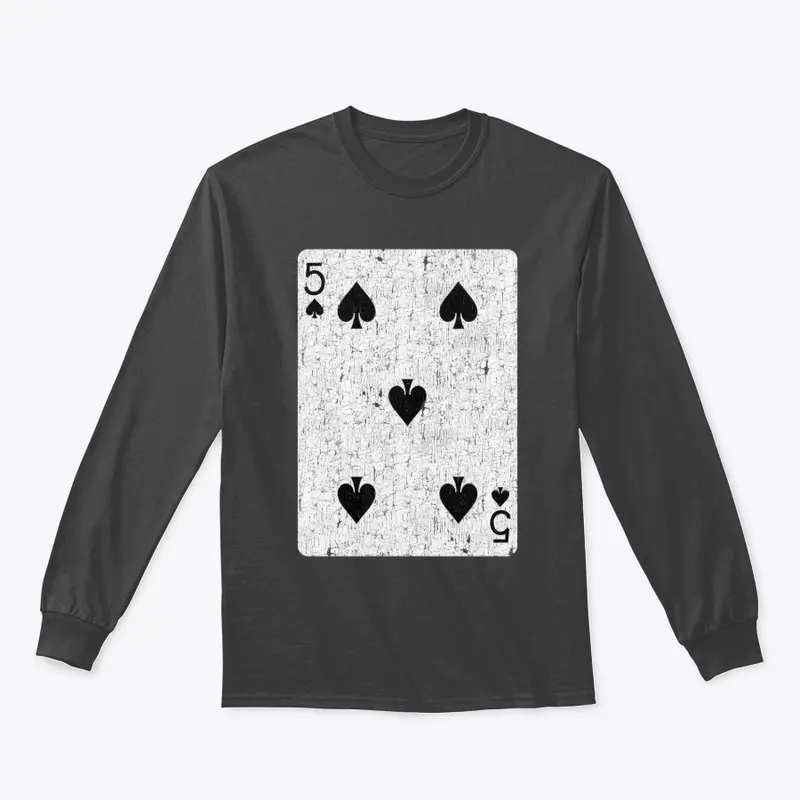 five of spades playing card