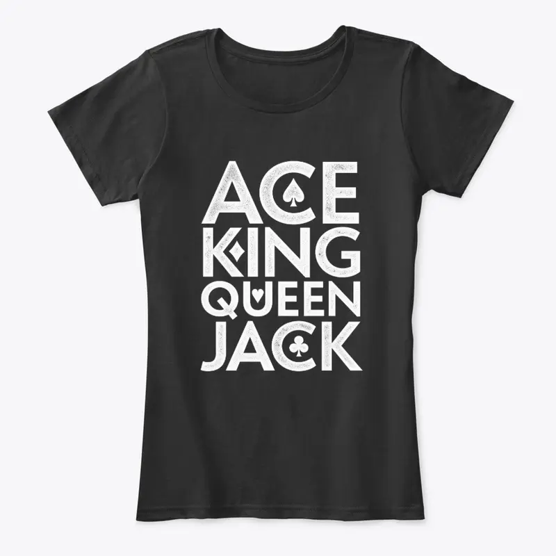 Ace King Queen Jack Hidden Pips (white)