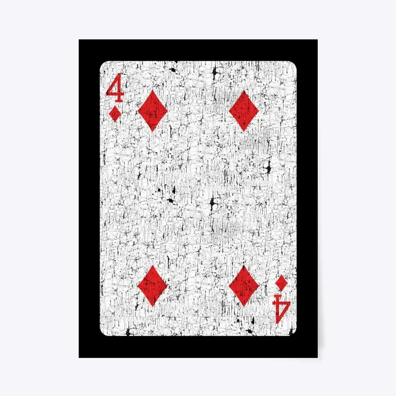 four of diamonds playing card