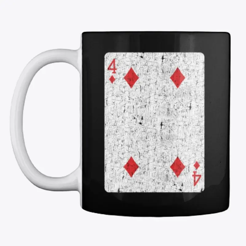 four of diamonds playing card