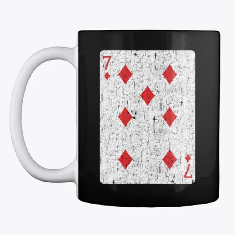 seven of diamonds playing card