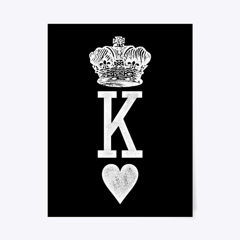 K of Hearts(White)