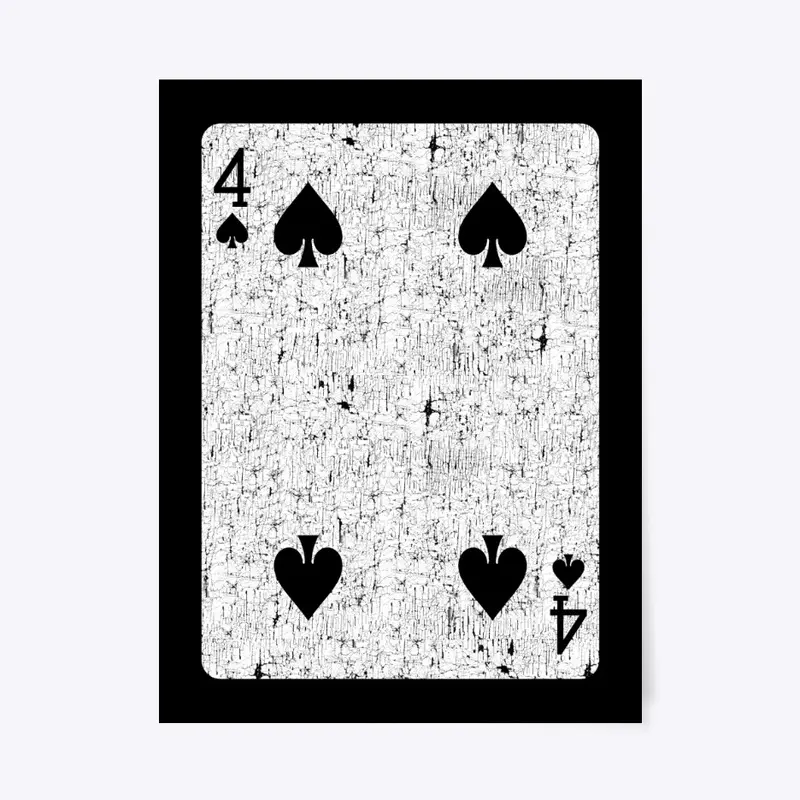 four of spades playing card