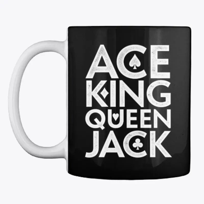 Ace King Queen Jack Hidden Pips (white)