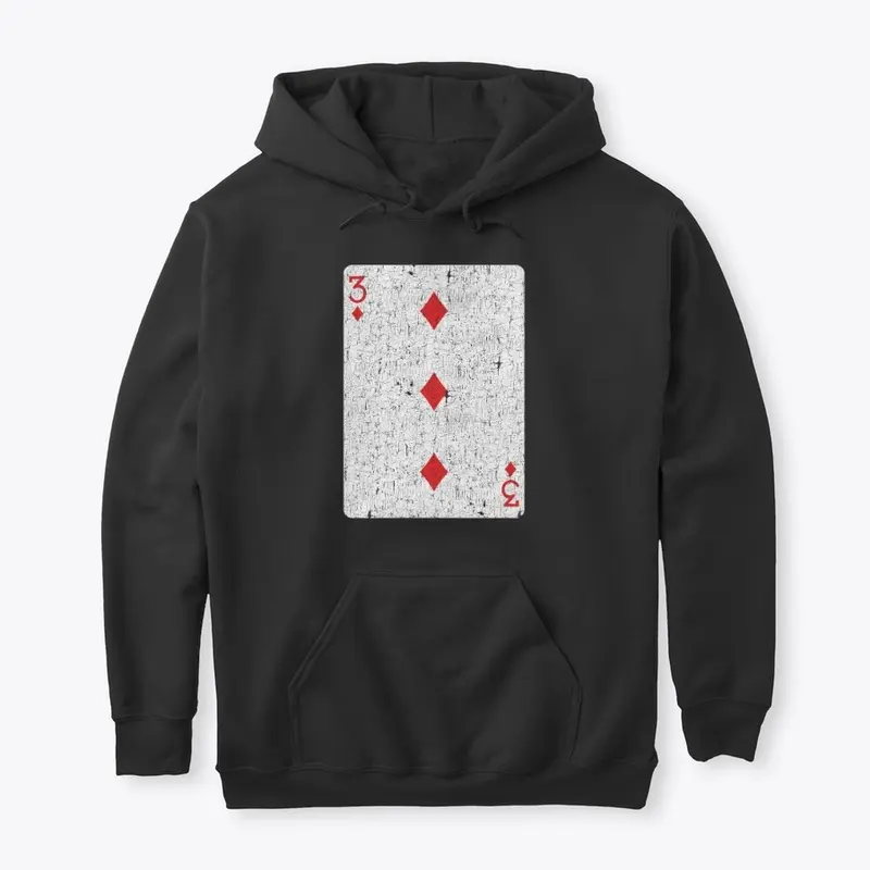 three of diamonds playing card