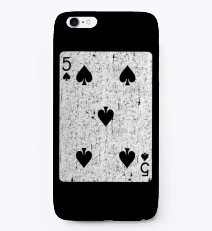 five of spades playing card