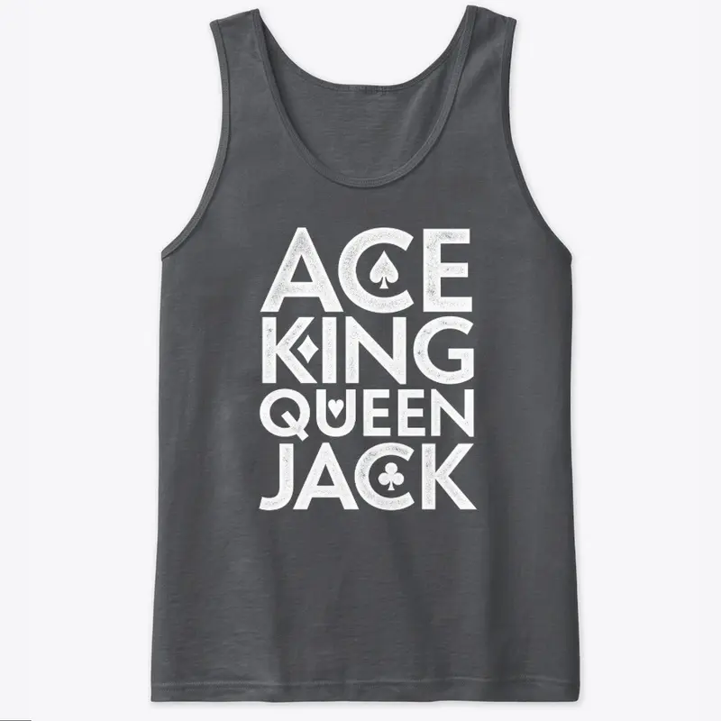 Ace King Queen Jack Hidden Pips (white)