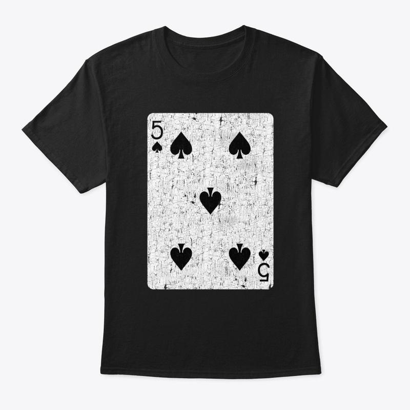 five of spades playing card