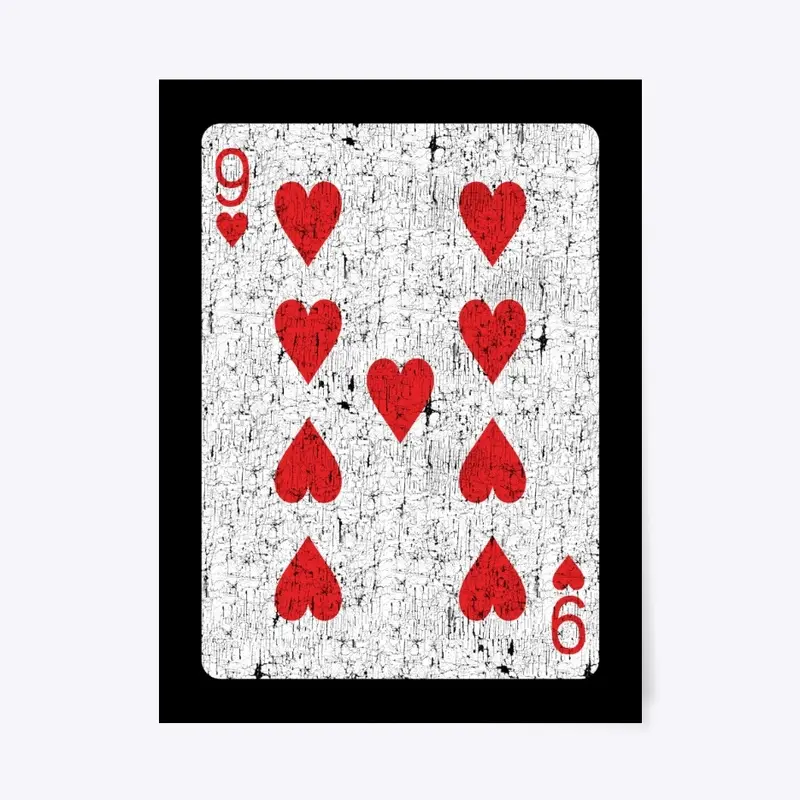 nine of hearts playing card