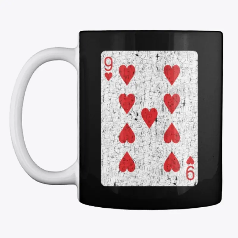 nine of hearts playing card