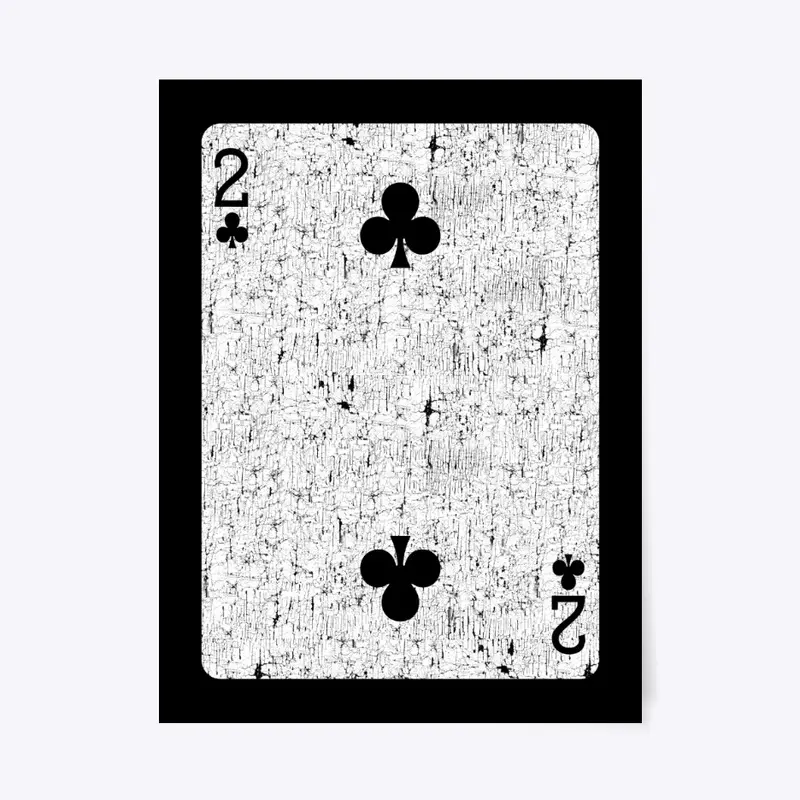 two of clubs playing card