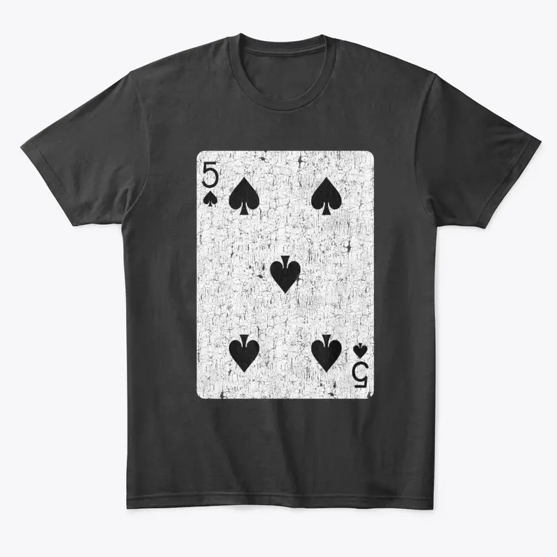 five of spades playing card