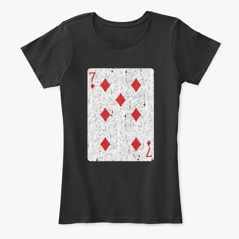 seven of diamonds playing card