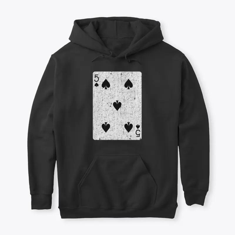 five of spades playing card